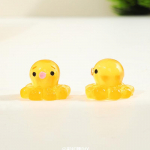 Multifilm Mini kaheksajalg helendav m&auml;nguasi Armsad kaunistused Lapsed K&auml;&auml;buskujukesed Kingitused Akvaariumi kaunistustarvikud oranž