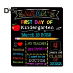 Kahepoolne teadetetahvel Korduvkasutatav lasteaed Eelkooliealine puidust sildi teadetetahvel Tagasi kooli klassiruumi sisustus A