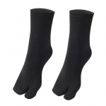 Puuvillased l&otilde;hestatud varba sokid Kahe varbaga sokid s&auml;&auml;re keskosa sokid p&otilde;randa sokid Tabi sokid puukingad sokid must