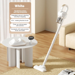 V&otilde;imas juhtmevaba autotolmuimeja / k&auml;eshoitav kaasaskantav laetav tolmuimeja auto sisemuse ja kodus lestade eemaldamiseks One Size valge