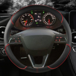 Auto rooli kate Mikrokiudnahk 38cm Libisemisvastane Seat Tarraco Arona Ateca Ibiza Toledo Mii Leon Arosa Exeo ST FR