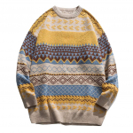 Meeste Suurused Soe Kootud Vabaaja Pullover Kampsun Talvine &Uuml;mmargune Kael Pikk Varrukas Pullover Kampsun 4XL