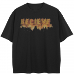 Streetwear Kirjad Graafiline Must T-s&auml;rk Puuvill Unisex Topid T-s&auml;rgid Suvine L&uuml;hikeste Varrukatega T-s&auml;rk M must