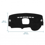 Sobib Peugeot 3008 Aasta 2014 Parempoolse rooliga Libisemisvastane Armatuurlaua matt Vildist kangast Armatuurlaua kate