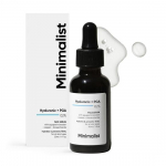 Minimalistlik 2% h&uuml;aluroonhape + PGA seerum intensiivse niisutuse, s&auml;rava naha ja peente joonte jaoks | Igap&auml;evane niisutav n&auml;oseerum naistele ja meestele | 30 ml