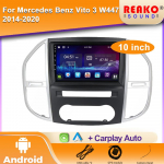 Android-autoraadio Mercedes Benz Vito W447 2014-2021 jaoks Multimeediapleier 4G Carplay GPS-navigatsiooniga Stereoekraan 2DIN-peaseade 4 core 1GB+32GB carplay