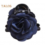 Naiste juuksek&uuml;&uuml;s Kahepoolne roosilillekaunistus Libisemisvastased hambad Juukseklamber Seljapea Hai Juuksek&auml;epide Juuksekaunistus helelilla v&auml;rv