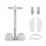 Sobib Meta Quest 3 laadijatele Sobib Meta Quest 3 laadimisdoki RGB valgusti salvestusklambrile Package size:11*9*24.2cm valge