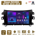 Android Carplay Autoraadio Nissan NAVARA NP300 2016-2018 jaoks Multimeediapleier Peak Unit Stereo GPS-navigatsioon BT WIFI 2+32GB 1+16GB