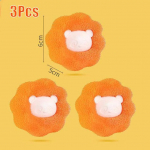 3 tk Magic Laundry Ball pesumasin puhastuspallid karvaeemaldusp&uuml;&uuml;dja ​​kiukoguja sinine