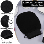 4 pakk koorimiskindaid du&scaron;ikoorija kindad Deep Body Bath Mitt Body One Size