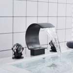 Kuuma ja k&uuml;lma segisti segistid Kristallk&auml;epidemega kosk Vannitoa kraanikauss kraanikauss Segisti Lauakinnitusega veekraanid Veekraani filter ORB