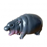 Hippo Ornament Resin Mini J&otilde;ehobu kujuke lauaplaat J&otilde;ehobu skulptuur kodukontori raamaturiiulile Lauakaunistus J&otilde;ehobu armastajatele kingitus 1pc