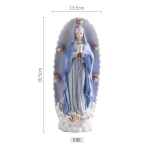 Reatiivne keraamika tegelaskuju skulptuur kristlik katoliiklik Madonna Jeesuse kirik - tegelaskuju kodukaunistus B