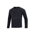 Under Armour Rush K&otilde;ikideks otstarveteks &uuml;mmarguse kaelusega pusa &Uuml;hev&auml;rviline Logo tr&uuml;kk Spordiklassika Pikkade varrukatega dressipluus Meeste dressipluus Must 1376293-001 S