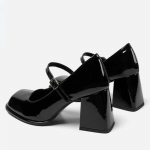Naiste kingad 2024 Mood Pandlaga Naiste Pumbad S&uuml;gis Mary Jane Ruudukujulise Ninaga &Uuml;hev&auml;rvilised Kleit Plokk-kontsaga Madalad Kingad Zapatos Mujer 35
