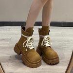 Moodsad naiste kingad 2024 K&otilde;rge kvaliteediga eest paeltega naiste saapad Mood &uuml;mara ninaga kontori- ja karj&auml;&auml;ri kuum m&uuml;&uuml;k lukuga keskmise s&auml;&auml;rega saapad 37 must