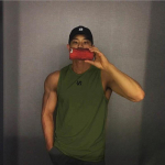 American Style Fitness Varrukateta hingav vest Meeste Kiiresti kuivav Sport Suvine Slim-fit Korvpalli T-s&auml;rk Treeningriided M valge