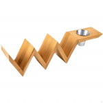 Bamboo Taco Display Rack for Food Presentation at Events without bowl