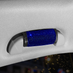 1 tk Auto Katuse K&auml;epideme Kaitsekatted Bling Rhinestone Siseauto Ukse K&auml;etoe Paneel T&otilde;mbe Libisemiskindel Dekoratiivkate Naised Auto Sisemus