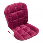 Talvine kontoritooli istmepadi seljatoega ja eemaldatava pestava kattega Paksenenud teleskooprihmad libisemiskindlaks kontoritooli istmepadjaks 1pc veinipunane v&auml;rv