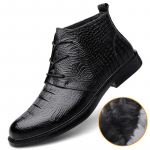 2024. aasta talvised madala kontsaga br&auml;ndikingad meestele, paeltega meeste poolsaapad, vabaaja kandilise kontsaga meeste nahast kingad, pluss-suuruses meeste saapad 38