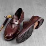 Nahast k&otilde;rgekvaliteedilised Goodyeari meeste nahast kingad Ehtsast nahast kleit Nahast kingad Business vabaaja nahast tallaga hingav deodorant tippklassi kingad 37 pruun