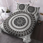 vintage mandala jooga tekikottide komplekt king queen double full twin single suurus voodipesukomplekt 140x210cm