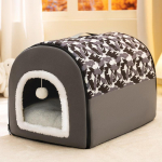 Uus suur koer Pet Curved House Kennel Lemmiklooma Koer S&uuml;gis ja Talvine Suur Curved House Kennel Mat XXXL