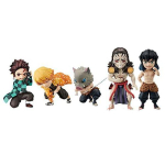 Demon Slayer Kimetsu no Yaiba World Collectable Figure vol.3 [5 t&uuml;&uuml;pi komplekt] (t&auml;iskomplektne)] gray