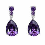 Naiste Clear Drop Natural Stud Drop Dangle K&otilde;rvar&otilde;ngad Pulmak&otilde;rvar&otilde;ngad Ehted Peened Elegantsed Naiste Ehted One Size roheline