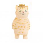 K&auml;sitsi valmistatud armas kass, puidust nikerdatud kaunistused, maalitud puidust kassi kujukesed, t&ouml;&ouml;lauakaunistus Lucky Cat skulptuur lauakaunistus