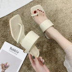 2024 Suvised Seksikad Naiste Sandaalid Pl&auml;tud Kvaliteetsed Elegantsed Ruudukujulise Ninaga Kleidikingad Sussid Daamide Vabaaja V&auml;limoe Sussid 35 oranž