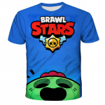 Pol&uuml;ester Kiirelt kuivav BRAWL STARS Meeste Topid Suvised Laste Vabaaja Mugavad Kiirelt kuivavad Hingavad Laste T-s&auml;rgid Riided XXS-6XL 12 XS