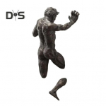 Meeste abstraktne skulptuur Vaigust kunst seinakaunistus Inimkeha kuju Seinakinnitus Kunstiline figuuri skulptuur kodu elutoa galerii jaoks C