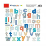 Alphabet autocollant en couleurs