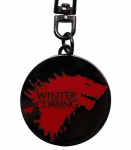 Porte-cl&eacute;s Game Of Thrones - ABYstyle - Winter is coming - Stark ensanglant&eacute; - M&eacute;tal de haute qualit&eacute;