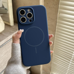 T&auml;iendatud vedela silikoonist telefoni&uuml;mbris koos juhtmevaba laadimisega iPhone'i 16 15 14 13 12 16 Pro Max 16 Plus Candy Color jaoks iPhone 14 Pro