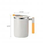 500 ml kruus Veepiima kohvitass kaanega P&otilde;letusvastase isolatsiooniga joogin&otilde;ud Eemaldatav topelt sangaga roostevabast terasest pudel 450ml