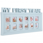 Fotoraam Newborn Baby Pilt-suveniir Minu esimese aasta m&auml;lestuseks eriline kingitus toa seinale