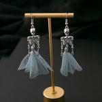 1 paar Halloweeni vintage skeleti rippk&otilde;rvar&otilde;ngaid naistele t&uuml;drukutele loomingulised unikaalsed k&otilde;rvar&otilde;ngad peoehted aksessuaarid kingitused