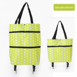 Kaasaskantav Kokkupandav Toiduk&auml;ru Rullikuga Supermarketite jaoks ja Sisset&otilde;mmatavad Ostukotid 15L