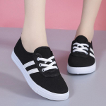 Suvised naiste l&otilde;uendist vulkaniseeritud kingad t&uuml;drukutele &otilde;pilastele mugavad ja hingavad tossud naiste paeltega vabaaja madalad mustvalged 40