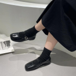 Uudsus Split Toe lamedad kingad naine kvaliteetnahk mary janes Jaapani stiilis traavlid pahkluu bele Tabi ninja p&auml;ssid naised 40 must