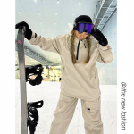 Talvine veekindel suusakost&uuml;&uuml;m : Unisex, Paks ja Soe, Kapuutsiga Kaheosaline V&auml;lispordi jaoks M