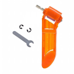 1 komplekt kaasaskantav 2,0&ndash;12,5 mm puuritera teritaja keerdpuurite teritusmasin korundi lihvketta t&ouml;&ouml;riistad oranž