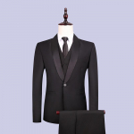 Meeste kitsad kolmeosalised &uuml;likonnad ja vabaaja jakid M Jacket + 29 Pants + M Vest