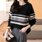 Naiste s&uuml;gistalvine paksendatud sviiter, soe kootud sviiter pikkade varrukatega džemprid, &uuml;lisuured kampsuntopid S