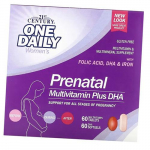 Vitamiinid rasedatele, Prenatal Multivitamin Plus DHA, 21st Century Komplekt (36440103) Box
