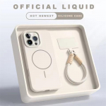 Magnetiline telefonikott iPhone 15 14 16 Plus 11 12 13 16 Pro Maxile, ametlik silikoonist kaelapael, Magsafe rihmakaitse, pehme kate iPhone 12 Pro Max